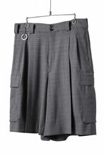 画像をギャラリービューアに読み込む, TARO HORIUCHI / th products Wide Cargo Shorts / 2 way stretch w/p tropical (check)