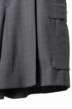 画像をギャラリービューアに読み込む, TARO HORIUCHI / th products Wide Cargo Shorts / 2 way stretch w/p tropical (check)