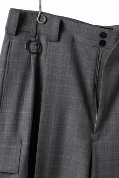 画像をギャラリービューアに読み込む, TARO HORIUCHI / th products Wide Cargo Shorts / 2 way stretch w/p tropical (check)