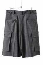 画像をギャラリービューアに読み込む, TARO HORIUCHI / th products Wide Cargo Shorts / 2 way stretch w/p tropical (check)