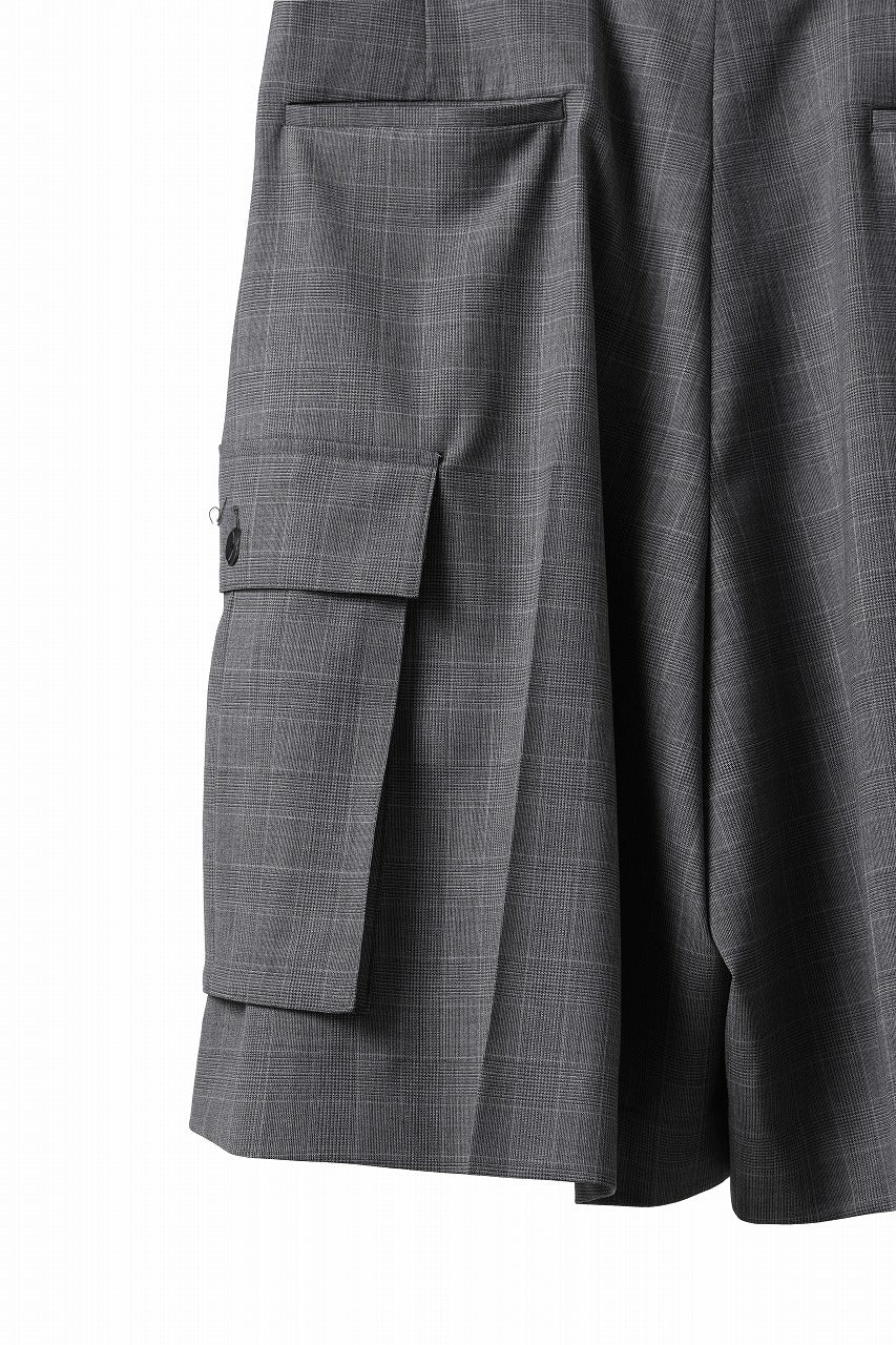 画像をギャラリービューアに読み込む, TARO HORIUCHI / th products Wide Cargo Shorts / 2 way stretch w/p tropical (check)