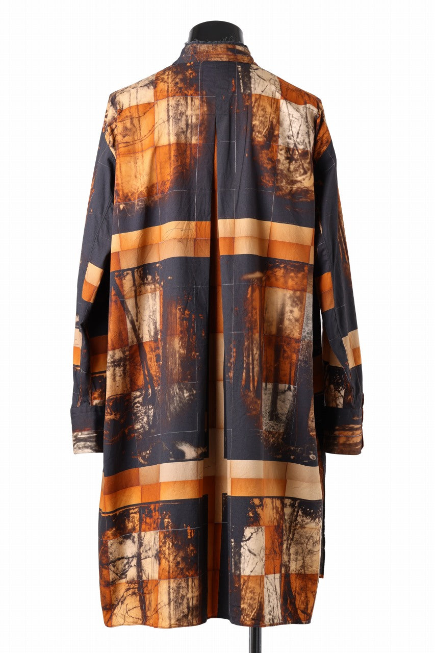 Load image into Gallery viewer, KLASICA SH-042 (Ys ver.) EXTRA LONG AND WIDE SHIRTS COAT / PHOTO PRINT (RANDOM PRINT)
