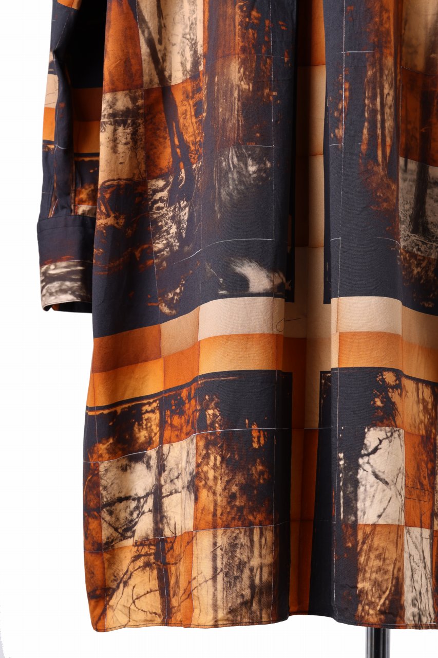 Load image into Gallery viewer, KLASICA SH-042 (Ys ver.) EXTRA LONG AND WIDE SHIRTS COAT / PHOTO PRINT (RANDOM PRINT)