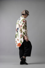 画像をギャラリービューアに読み込む, Aleksandr Manamis exclusive Bias Front Cropped Pant / Mesh Linen (BLACK)