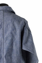 Load image into Gallery viewer, KLASICA VOLT (DS ver.) FRENCH ELECTRICIAN WORK JACKET / DEAD STOCK  HEAVY DUNGAREE (OLD BLUE)