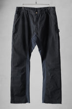 画像をギャラリービューアに読み込む, CHANGES x LOOM exclusive REMAKE REGULAR FIT CARPENTER PANTS / VINTAGE DUCK FABRIC (STONE WASHED) (BLACK #A)