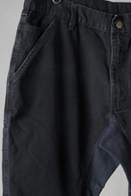 画像をギャラリービューアに読み込む, CHANGES x LOOM exclusive REMAKE REGULAR FIT CARPENTER PANTS / VINTAGE DUCK FABRIC (STONE WASHED) (BLACK #A)