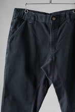 画像をギャラリービューアに読み込む, CHANGES x LOOM exclusive REMAKE REGULAR FIT CARPENTER PANTS / VINTAGE DUCK FABRIC (STONE WASHED) (BLACK #B)