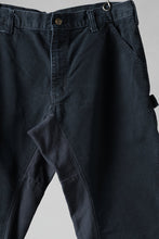 画像をギャラリービューアに読み込む, CHANGES x LOOM exclusive REMAKE REGULAR FIT CARPENTER PANTS / VINTAGE DUCK FABRIC (STONE WASHED) (BLACK #B)