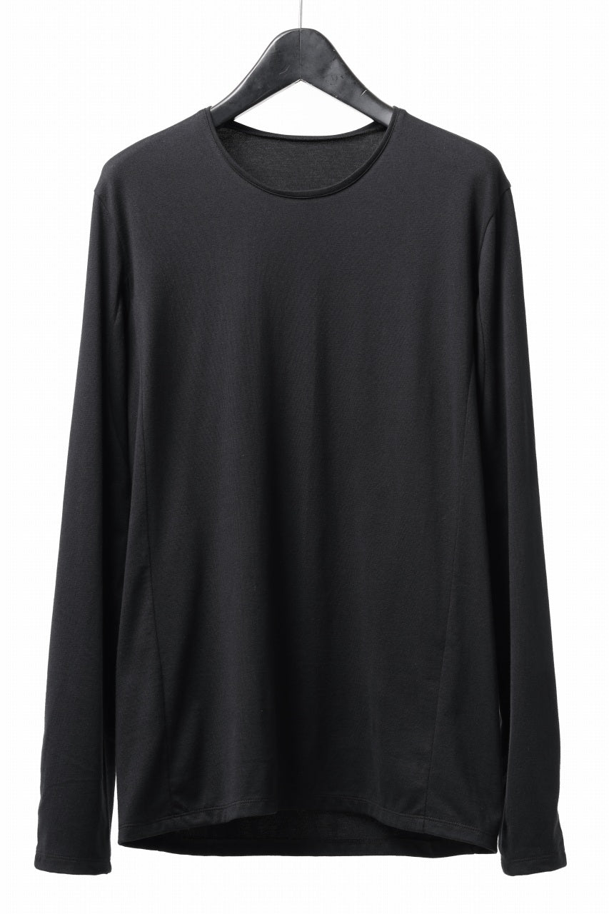 画像をギャラリービューアに読み込む, black crow x LOOM exclusive long sleeve tops / suvin cotton jersey (black)