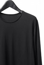 Load image into Gallery viewer, black crow x LOOM exclusive long sleeve tops / suvin cotton jersey (black)