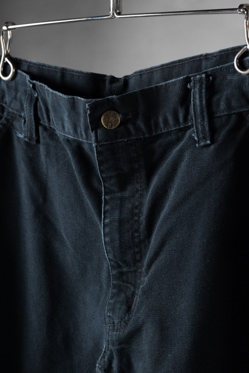 画像をギャラリービューアに読み込む, CHANGES x LOOM exclusive REMAKE REGULAR FIT CARPENTER PANTS / VINTAGE DUCK FABRIC (STONE WASHED) (BLACK #B)