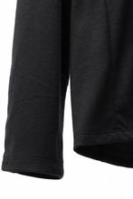Load image into Gallery viewer, black crow x LOOM exclusive long sleeve tops / suvin cotton jersey (black)