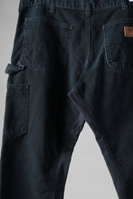 画像をギャラリービューアに読み込む, CHANGES x LOOM exclusive REMAKE REGULAR FIT CARPENTER PANTS / VINTAGE DUCK FABRIC (STONE WASHED) (BLACK #B)
