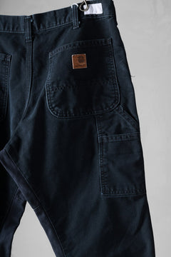 画像をギャラリービューアに読み込む, CHANGES x LOOM exclusive REMAKE REGULAR FIT CARPENTER PANTS / VINTAGE DUCK FABRIC (STONE WASHED) (BLACK #B)