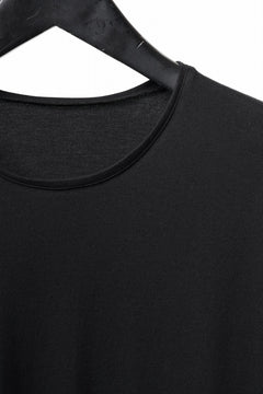 Load image into Gallery viewer, black crow x LOOM exclusive long sleeve tops / suvin cotton jersey (black)