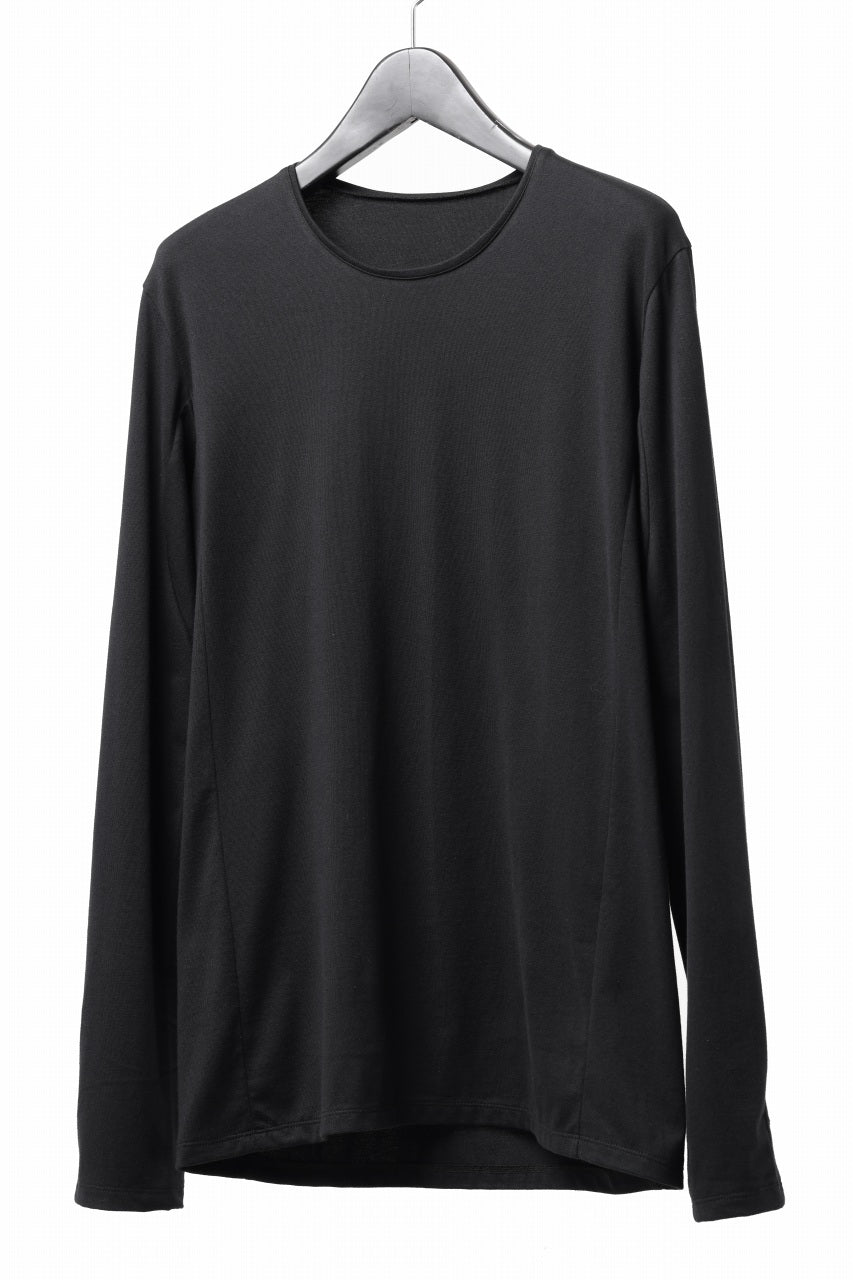画像をギャラリービューアに読み込む, black crow x LOOM exclusive long sleeve tops / suvin cotton jersey (black)