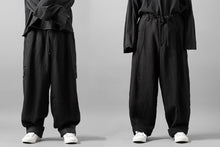画像をギャラリービューアに読み込む, Y's for men MILITARY DETAIL PANTS / 40 LINEN (BLACK)