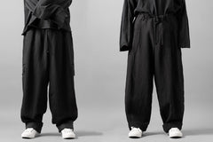 画像をギャラリービューアに読み込む, Y's for men MILITARY DETAIL PANTS / 40 LINEN (BLACK)