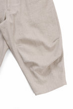 画像をギャラリービューアに読み込む, beauty : beast 8Q PUSSY PANTS / COTTON FLAX TWILL (BEIGE)