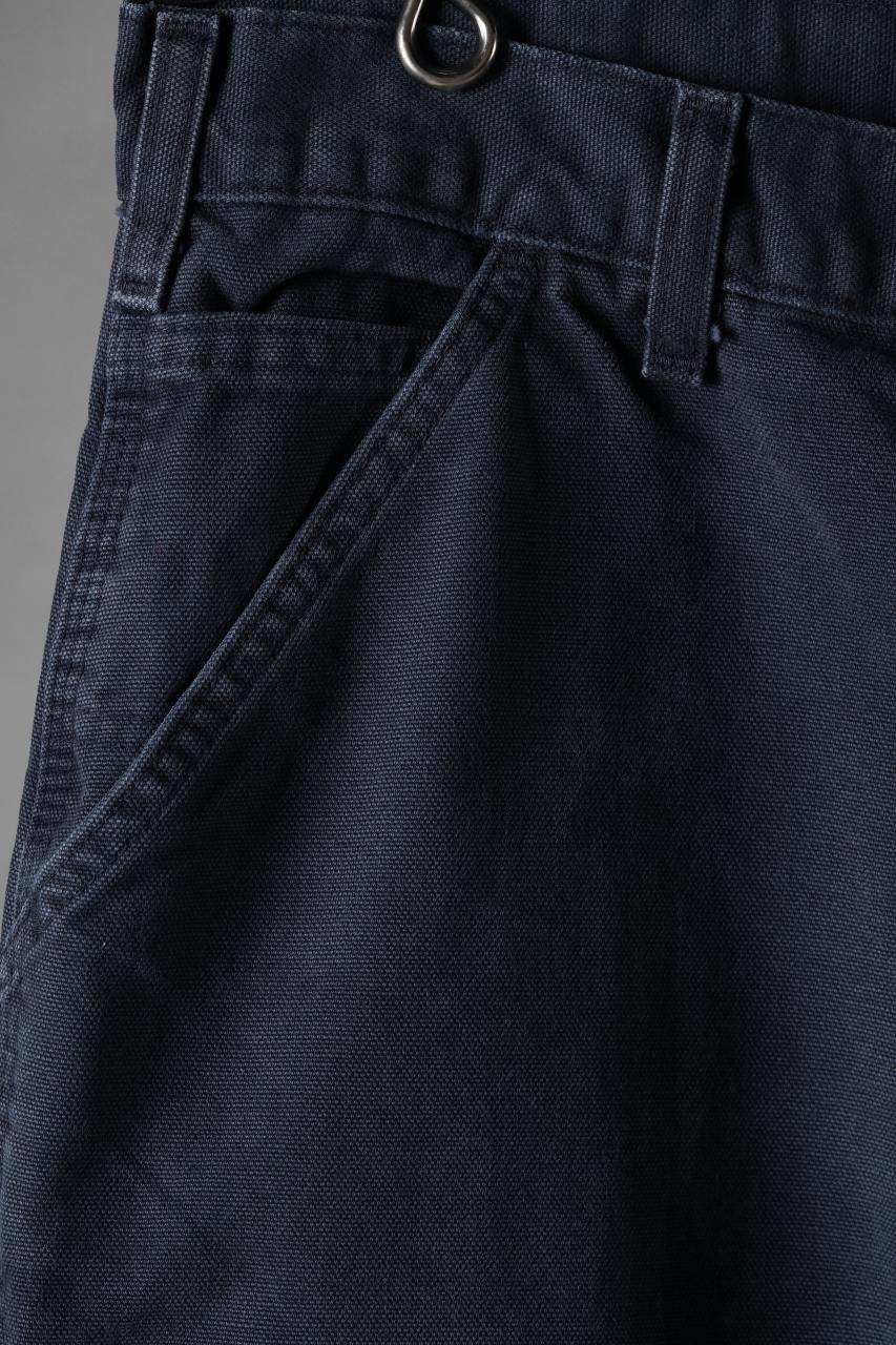 画像をギャラリービューアに読み込む, CHANGES x LOOM exclusive REMAKE REGULAR FIT CARPENTER PANTS / VINTAGE DUCK FABRIC (STONE WASHED) (NAVY #A)
