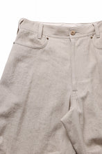 画像をギャラリービューアに読み込む, beauty : beast 8Q PUSSY PANTS / COTTON FLAX TWILL (BEIGE)