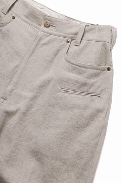 画像をギャラリービューアに読み込む, beauty : beast 8Q PUSSY PANTS / COTTON FLAX TWILL (BEIGE)