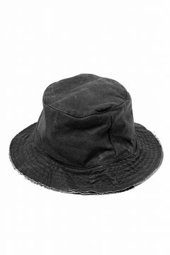 画像をギャラリービューアに読み込む, daub SOFT BUCKET HAT / RESIN COATED LIGHT TWILL COTTON (DARK GREY)