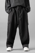 画像をギャラリービューアに読み込む, Y's for men MILITARY DETAIL PANTS / 40 LINEN (BLACK)