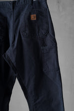 画像をギャラリービューアに読み込む, CHANGES x LOOM exclusive REMAKE REGULAR FIT CARPENTER PANTS / VINTAGE DUCK FABRIC (STONE WASHED) (NAVY #A)