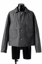 画像をギャラリービューアに読み込む, KLASICA "SOLO WOOD" LOOSE FIT SHORT COVER ALL / 9.7oz COTTON x LINEN CHAMBRAY (GRAY DENIM)