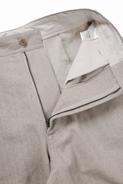 画像をギャラリービューアに読み込む, beauty : beast 8Q PUSSY PANTS / COTTON FLAX TWILL (BEIGE)