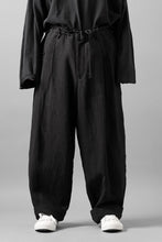 画像をギャラリービューアに読み込む, Y's for men TRIPLE STITCH PANTS / 40 LINEN (BLACK)