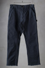 画像をギャラリービューアに読み込む, CHANGES x LOOM exclusive REMAKE REGULAR FIT CARPENTER PANTS / VINTAGE DUCK FABRIC (STONE WASHED) (NAVY #B)