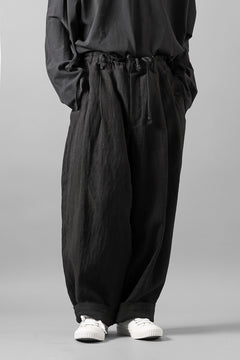 画像をギャラリービューアに読み込む, Y's for men TRIPLE STITCH PANTS / 40 LINEN (BLACK)