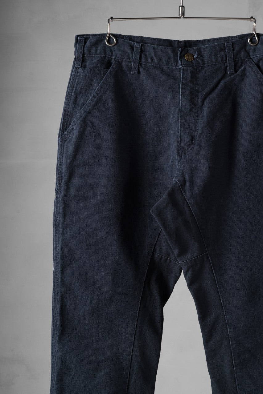 画像をギャラリービューアに読み込む, CHANGES x LOOM exclusive REMAKE REGULAR FIT CARPENTER PANTS / VINTAGE DUCK FABRIC (STONE WASHED) (NAVY #B)