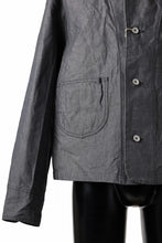 画像をギャラリービューアに読み込む, KLASICA "SOLO WOOD" LOOSE FIT SHORT COVER ALL / 9.7oz COTTON x LINEN CHAMBRAY (GRAY DENIM)