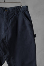 画像をギャラリービューアに読み込む, CHANGES x LOOM exclusive REMAKE REGULAR FIT CARPENTER PANTS / VINTAGE DUCK FABRIC (STONE WASHED) (NAVY #B)