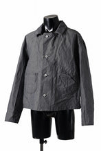 画像をギャラリービューアに読み込む, KLASICA "SOLO WOOD" LOOSE FIT SHORT COVER ALL / 9.7oz COTTON x LINEN CHAMBRAY (GRAY DENIM)