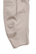 画像をギャラリービューアに読み込む, beauty : beast 8Q PUSSY PANTS / COTTON FLAX TWILL (BEIGE)