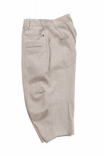 画像をギャラリービューアに読み込む, beauty : beast 8Q PUSSY PANTS / COTTON FLAX TWILL (BEIGE)