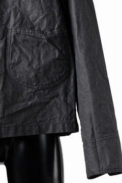画像をギャラリービューアに読み込む, KLASICA "SOLO WOOD" LOOSE FIT SHORT COVER ALL / 9.7oz COTTON x LINEN CHAMBRAY (GRAY DENIM)