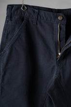 画像をギャラリービューアに読み込む, CHANGES x LOOM exclusive REMAKE REGULAR FIT CARPENTER PANTS / VINTAGE DUCK FABRIC (STONE WASHED) (NAVY #B)