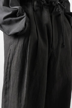 画像をギャラリービューアに読み込む, Y's for men TRIPLE STITCH PANTS / 40 LINEN (BLACK)