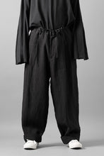 画像をギャラリービューアに読み込む, Y's for men TRIPLE STITCH PANTS / 40 LINEN (BLACK)