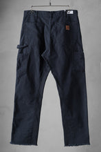 画像をギャラリービューアに読み込む, CHANGES x LOOM exclusive REMAKE REGULAR FIT CARPENTER PANTS / VINTAGE DUCK FABRIC (STONE WASHED) (NAVY #B)