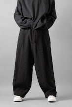 画像をギャラリービューアに読み込む, Y's for men TRIPLE STITCH PANTS / 40 LINEN (BLACK)