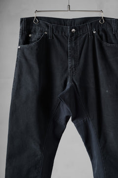 画像をギャラリービューアに読み込む, CHANGES x LOOM exclusive REMAKE REGULAR FIT CARPENTER PANTS / VINTAGE DUCK FABRIC (STONE WASHED) (BLACK #C)
