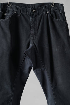 画像をギャラリービューアに読み込む, CHANGES x LOOM exclusive REMAKE REGULAR FIT CARPENTER PANTS / VINTAGE DUCK FABRIC (STONE WASHED) (BLACK #C)