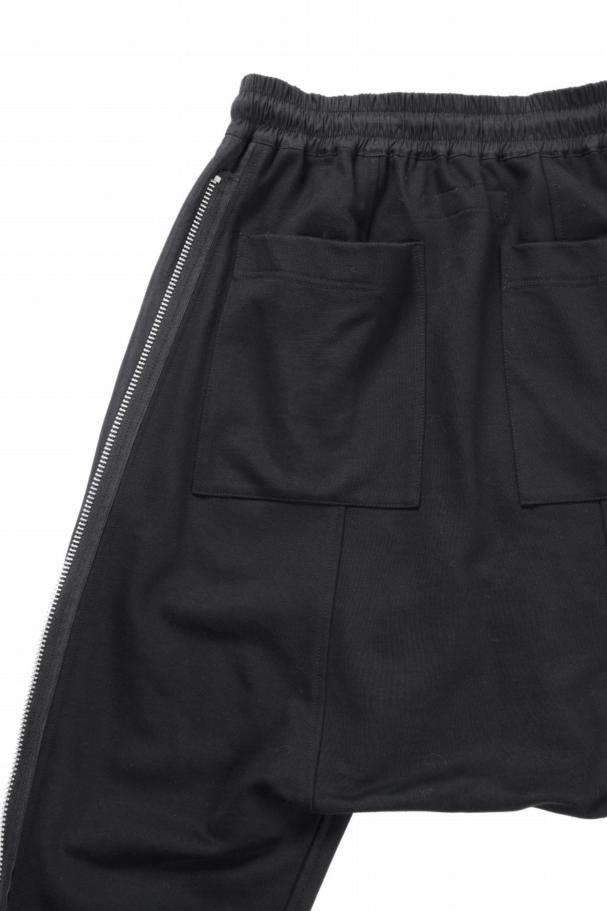 画像をギャラリービューアに読み込む, A.F ARTEFACT SIDE ZIP SARROUEL TRACK PANTS (BLACK)
